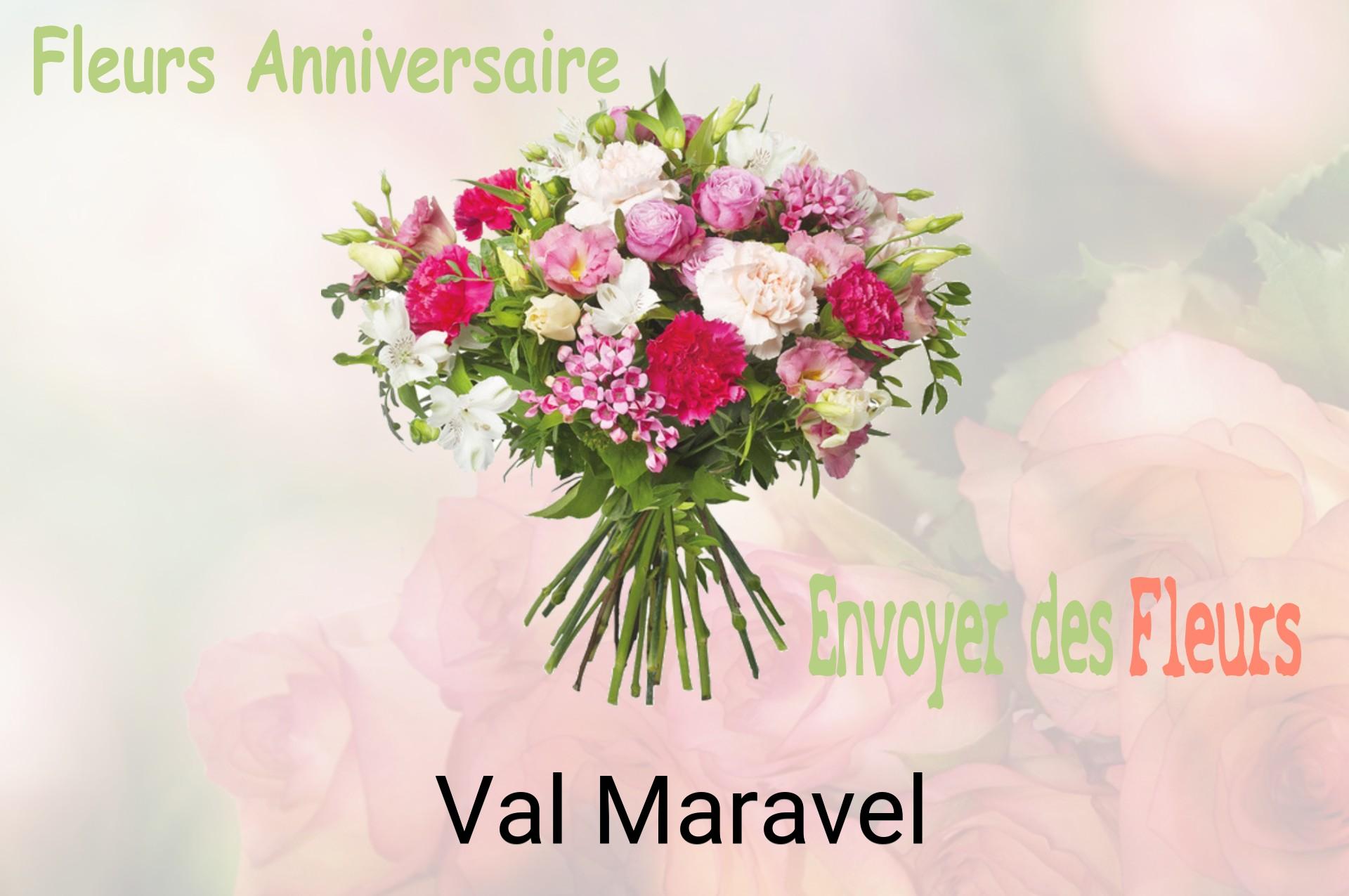 Bouquet de fleurs d’anniversaire livré à Val-Maravel